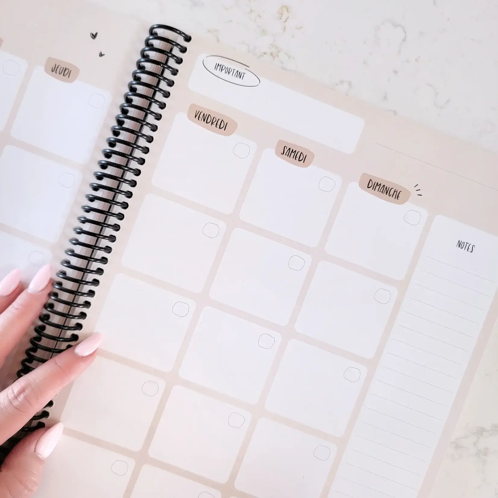Papier & Latté Agenda 4e édition - Cynthia - Non daté