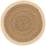 Danica Napperon rond - Bordure beige