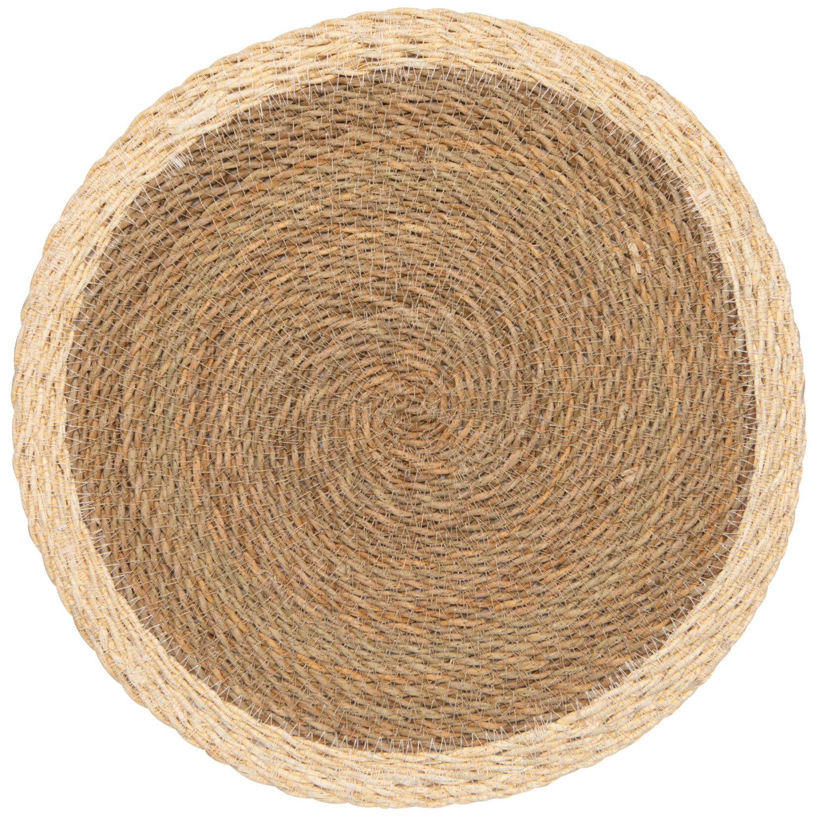 Danica Napperon rond - Bordure beige