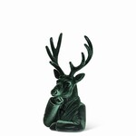 Abbott Décoration verte de cerf avec main levée