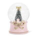 Abbott Boule à neige rose avec boucle doré
