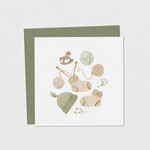 Mimosa Moyenne carte de souhaits - Petit trésor