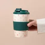 Moi d'abord Tasse de voyage isotherme -  Douceur fleurie