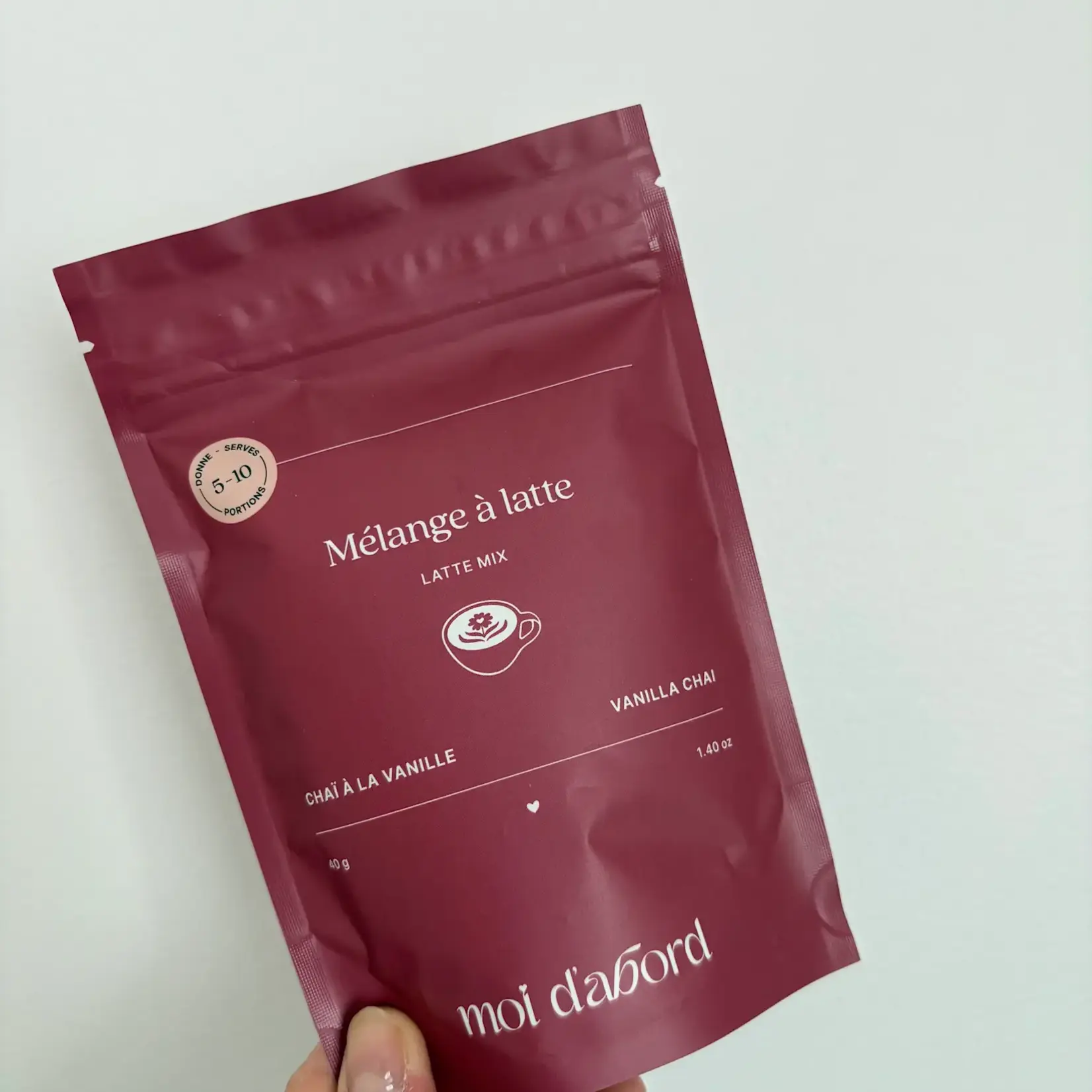 Moi d'abord Mélange à chaï latte à la vanille
