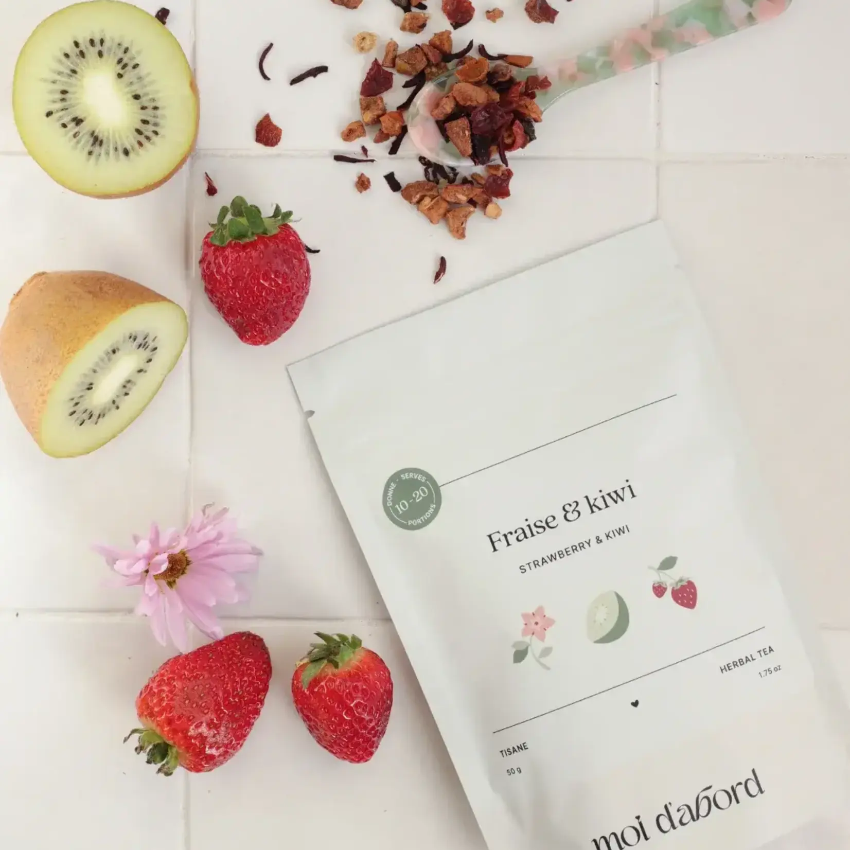 Moi d'abord Tisane - Fraise & Kiwi
