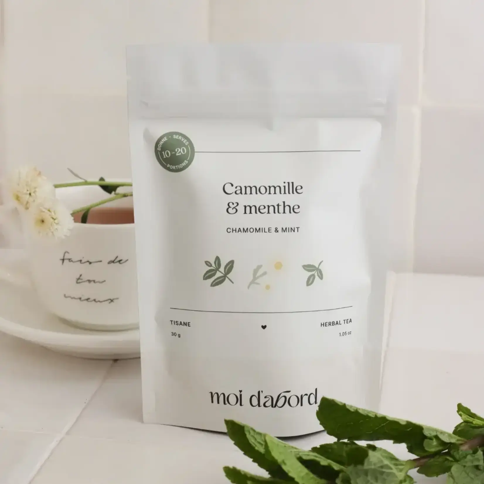 Moi d'abord Tisane - Camomille menthe