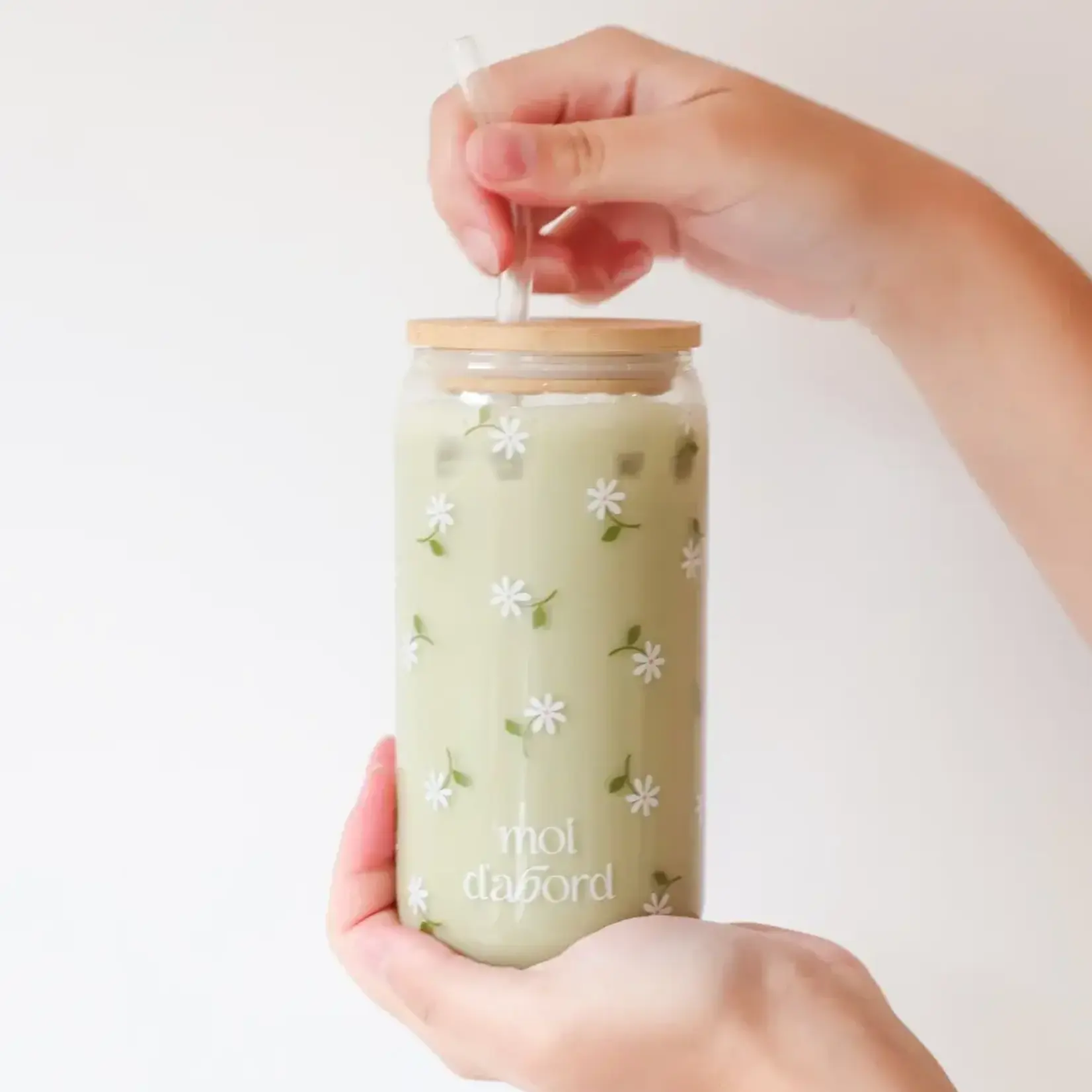 Moi d'abord Tumbler en verre Marguerite