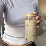 Moi d'abord Tumbler en verre D'amour et de café