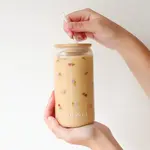 Moi d'abord Tumbler en verre Jardin fleuri
