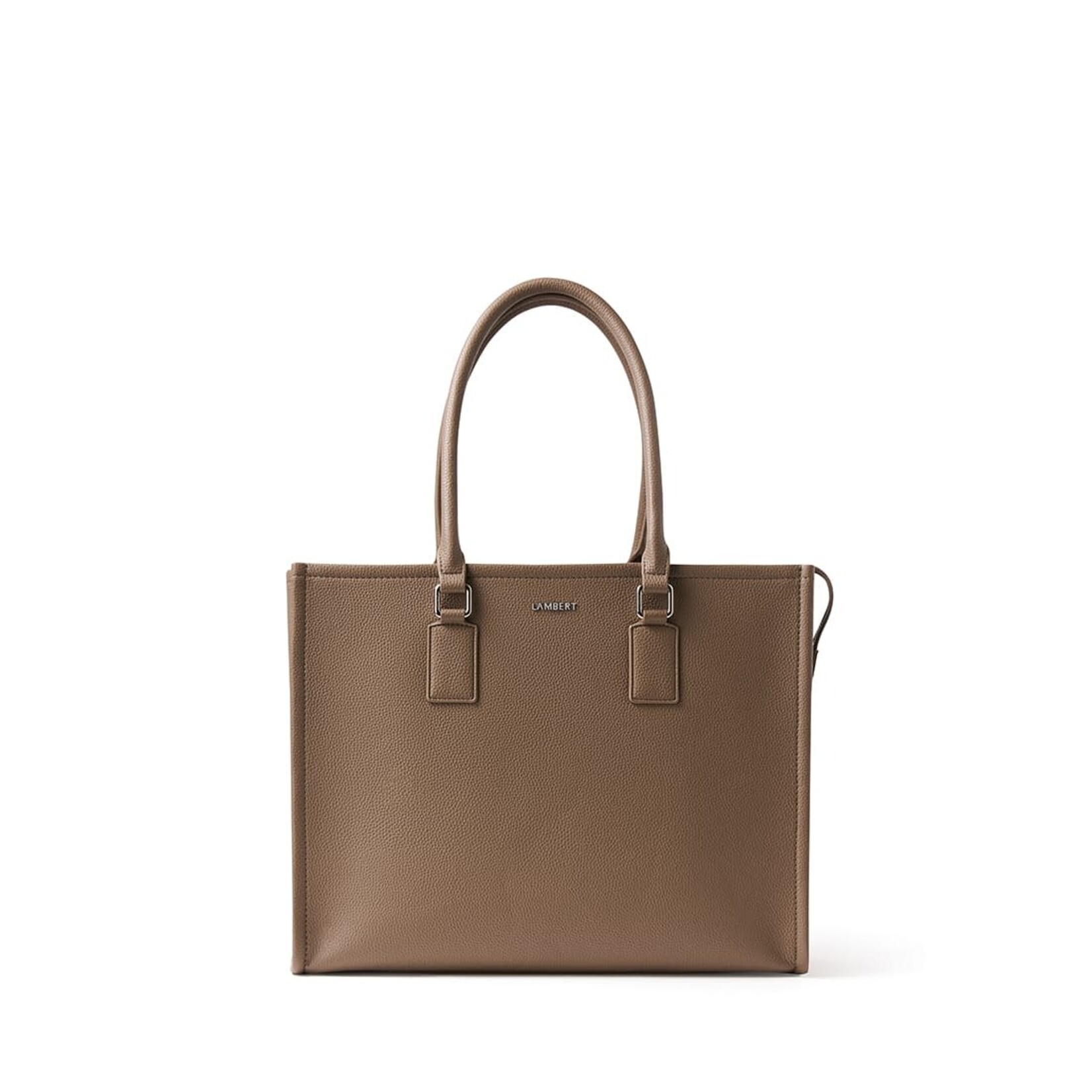 Lambert Le Valentina - Sac fourre-tout 2-en-1 en cuir végan - Taupe