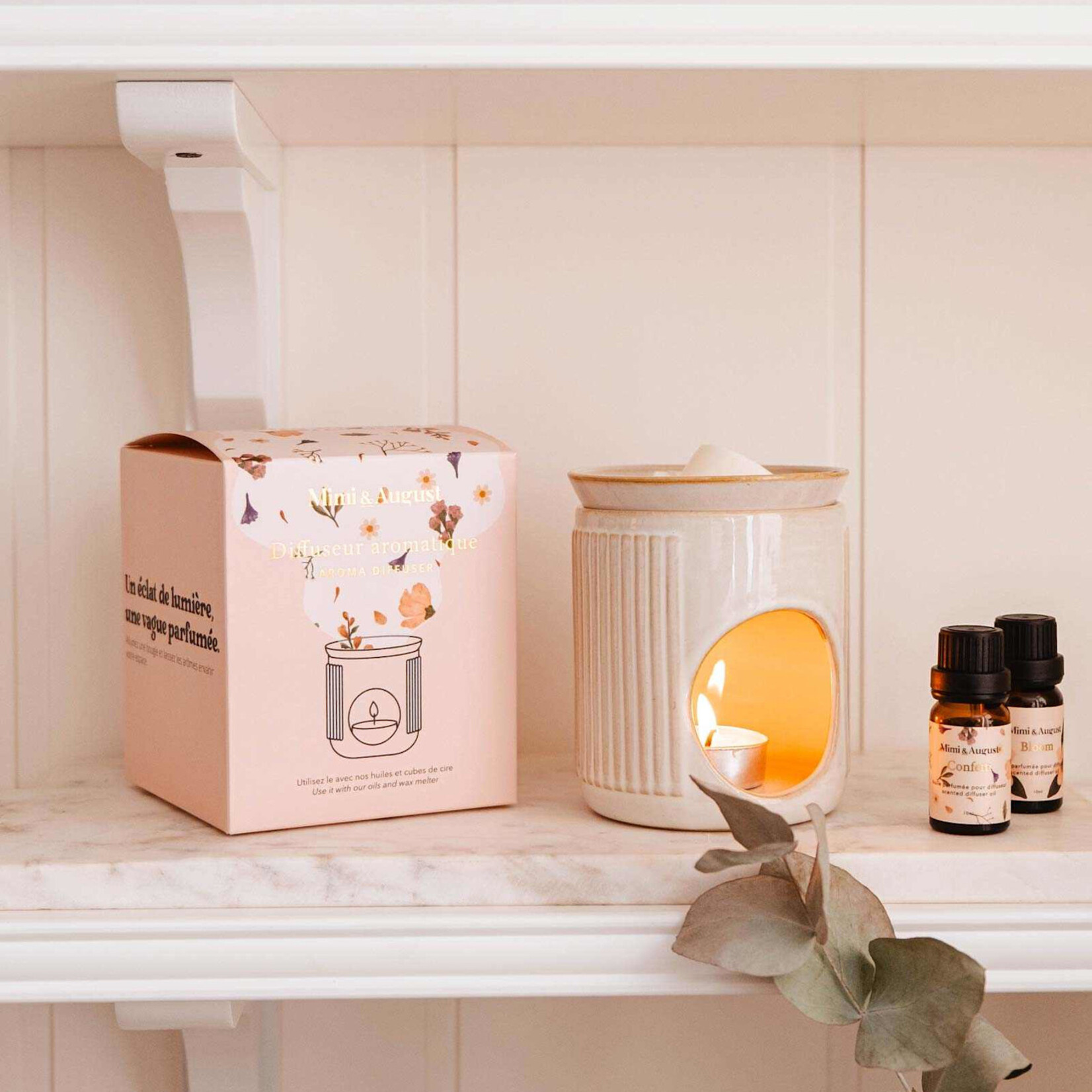 Mimi and August Lueur - Diffuseur aromatique en céramique