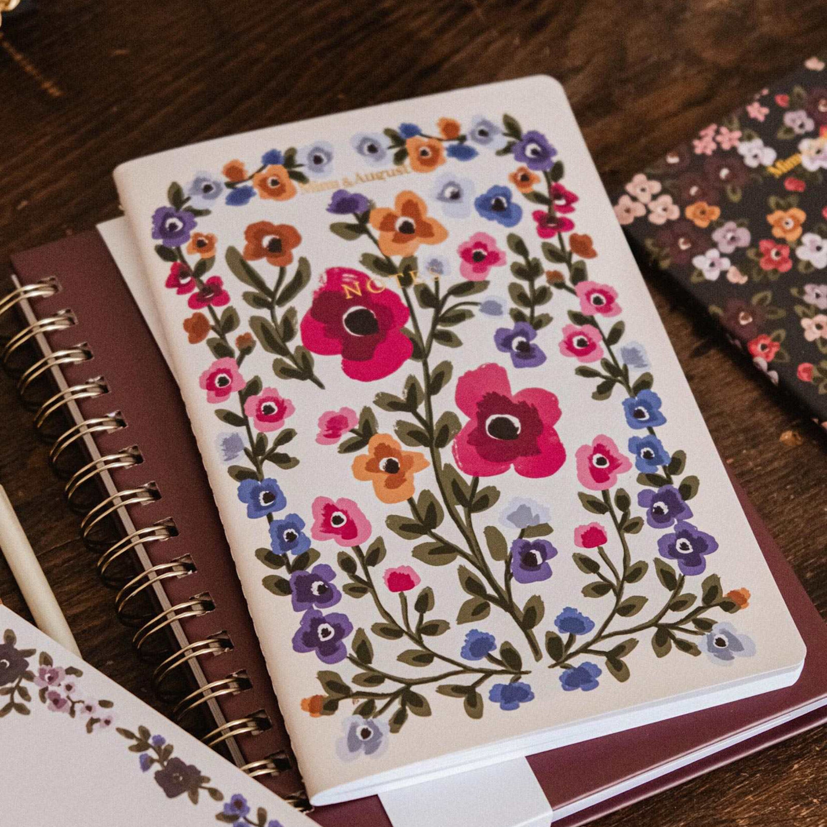 Mimi and August Cahier de notes - Bouquet