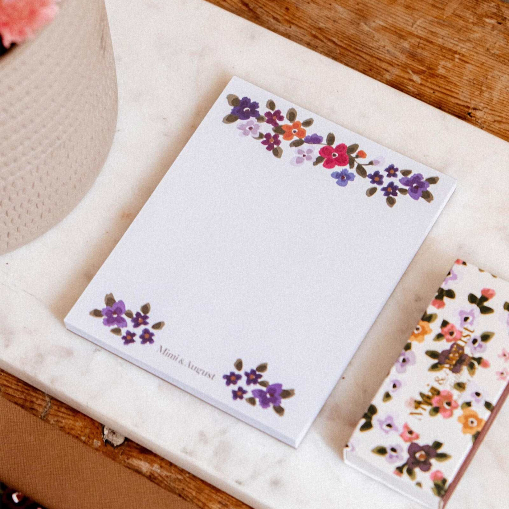 Mimi and August Mini bloc-notes - Bouquet