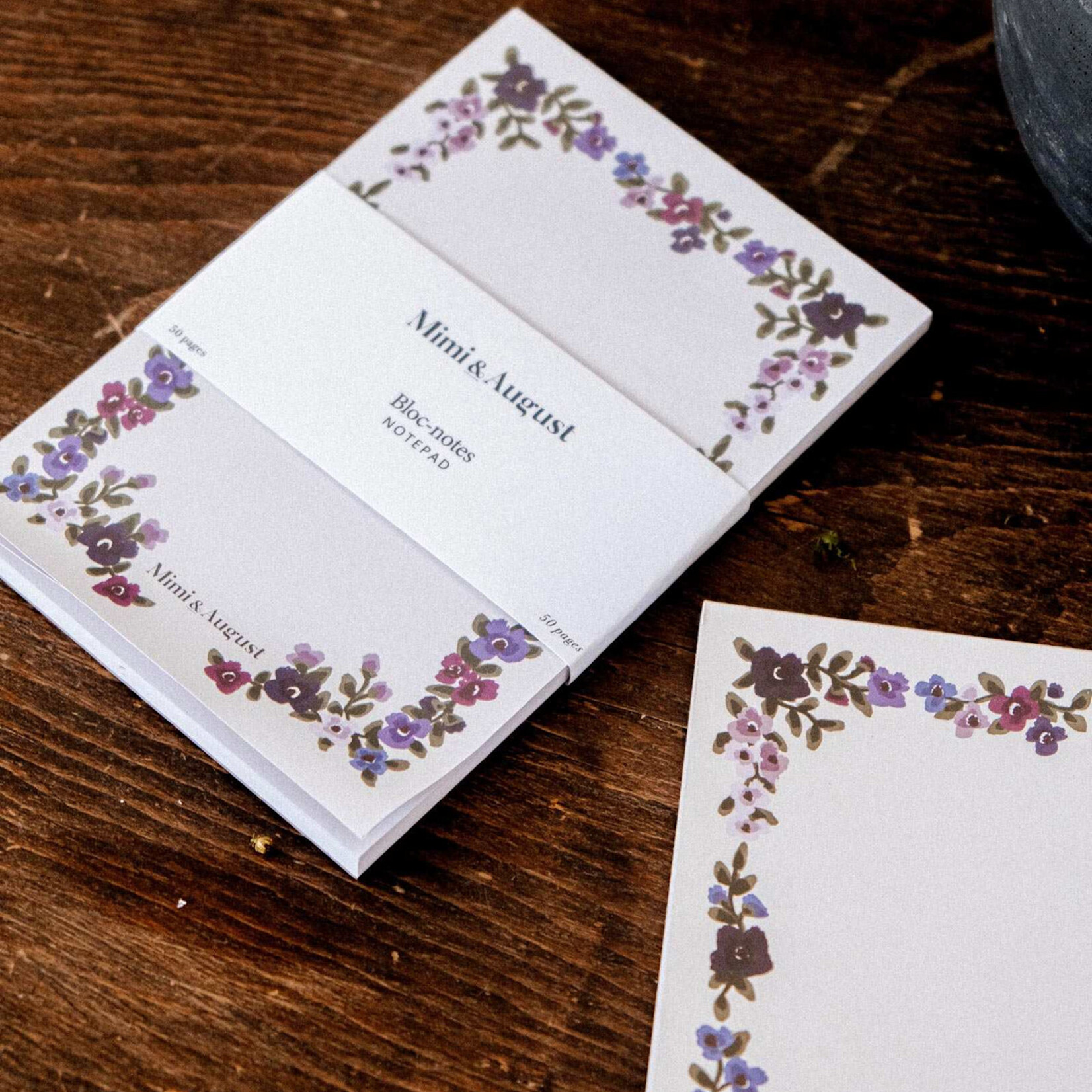 Mimi and August Bloc-notes - Fleurs Sauvages