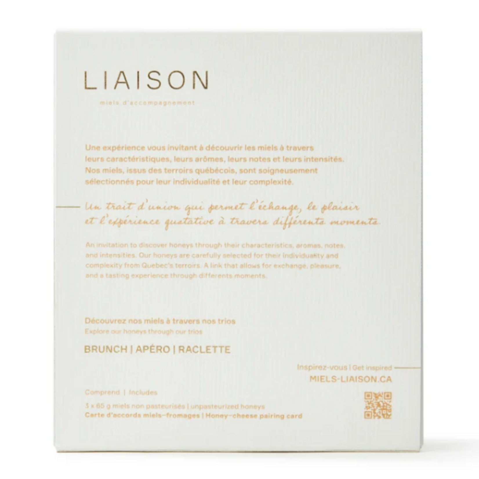 Miels Liaison Coffret miel - Trio Brunch