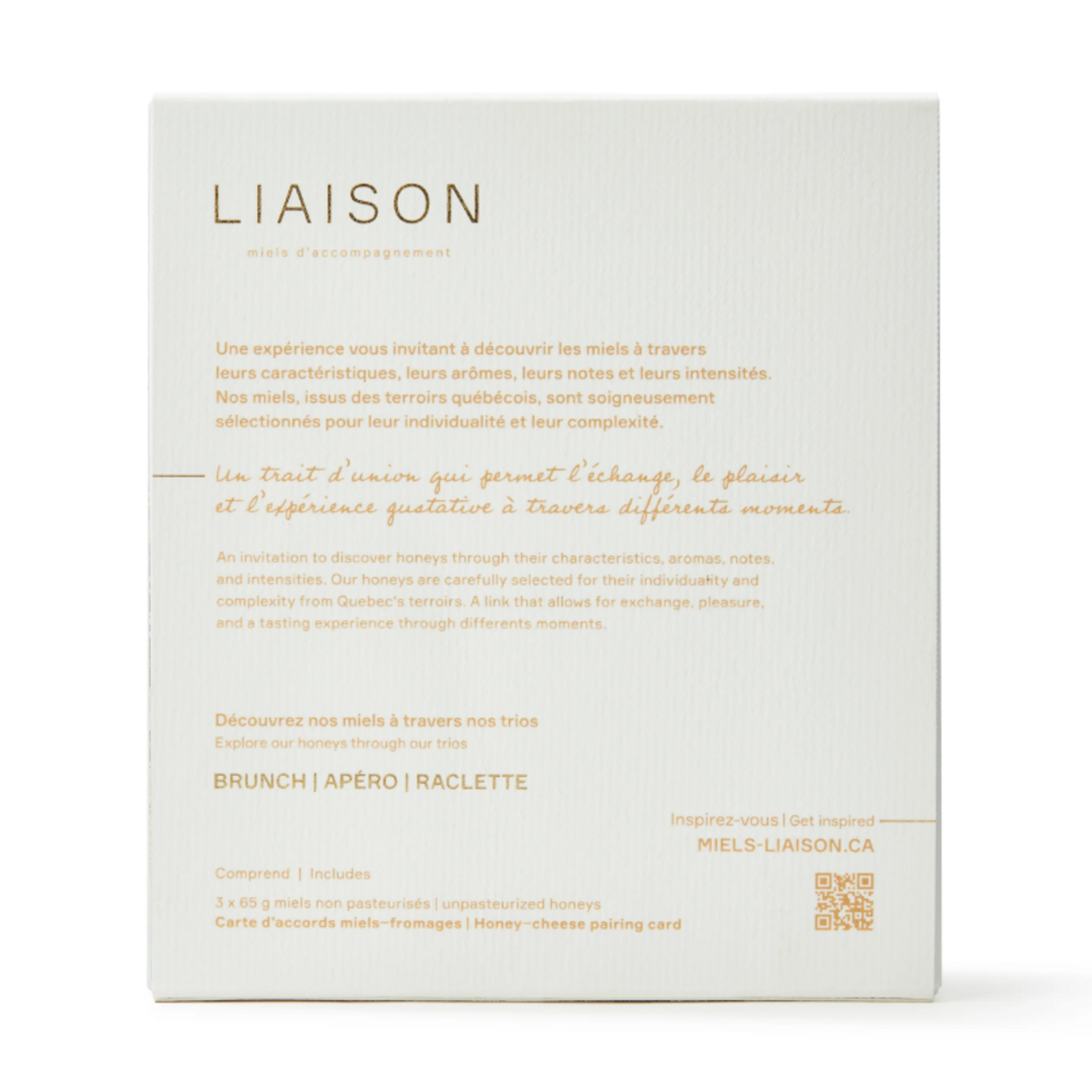 Miels Liaison Coffret miel - Trio raclette