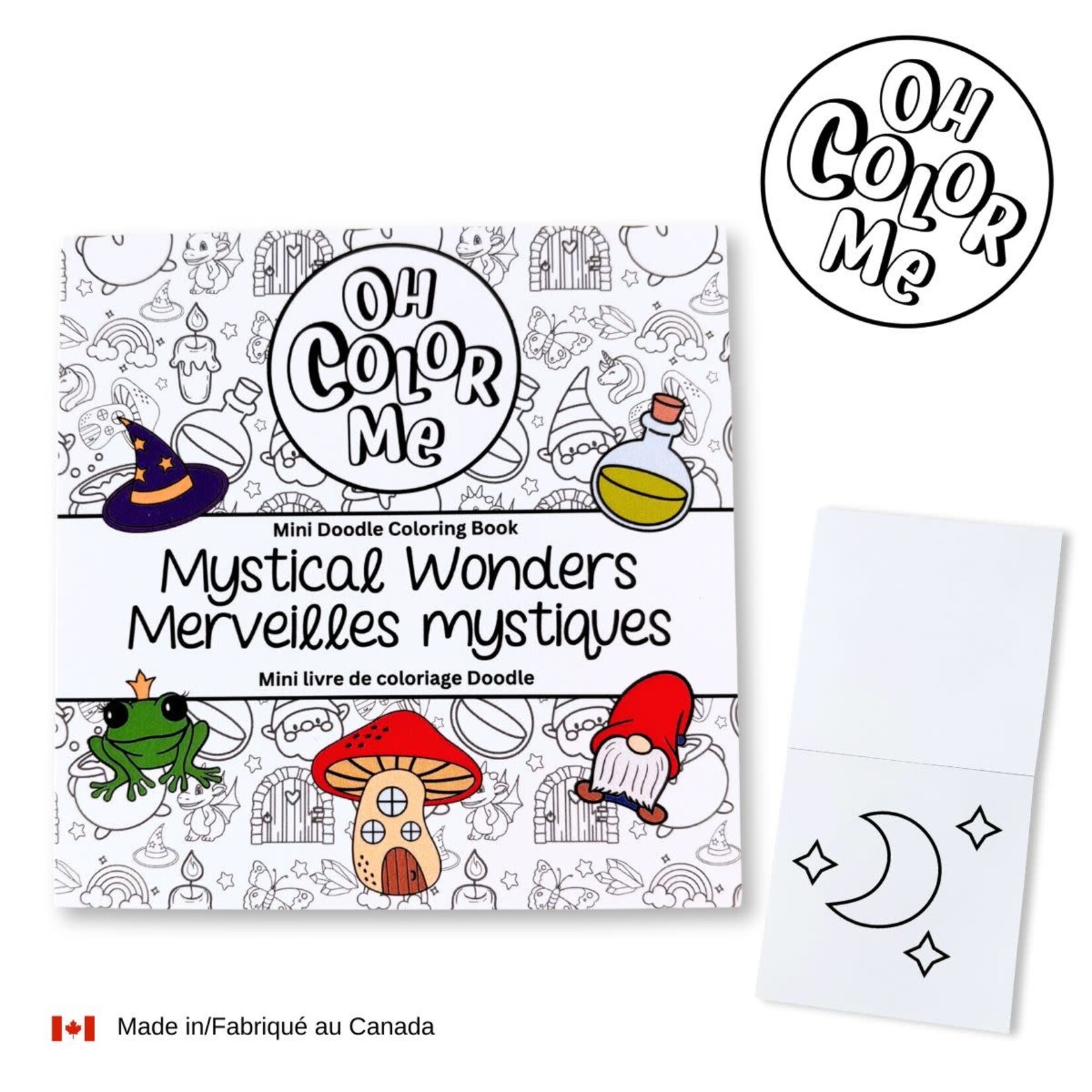 Oh color me Mini livres de coloriage -Merveilles mystique-  Mystical Wonders