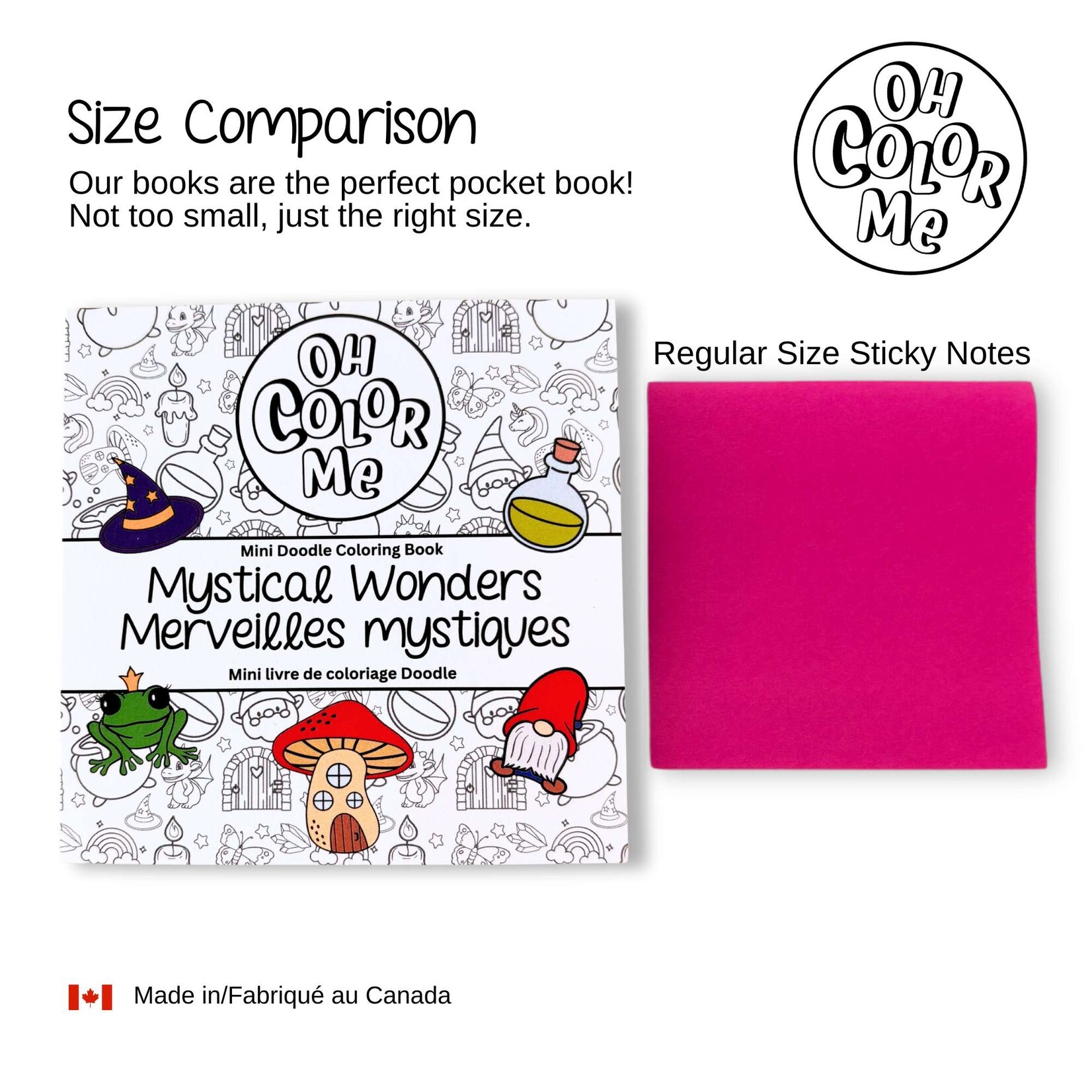 Oh color me Mini livres de coloriage -Merveilles mystique-  Mystical Wonders