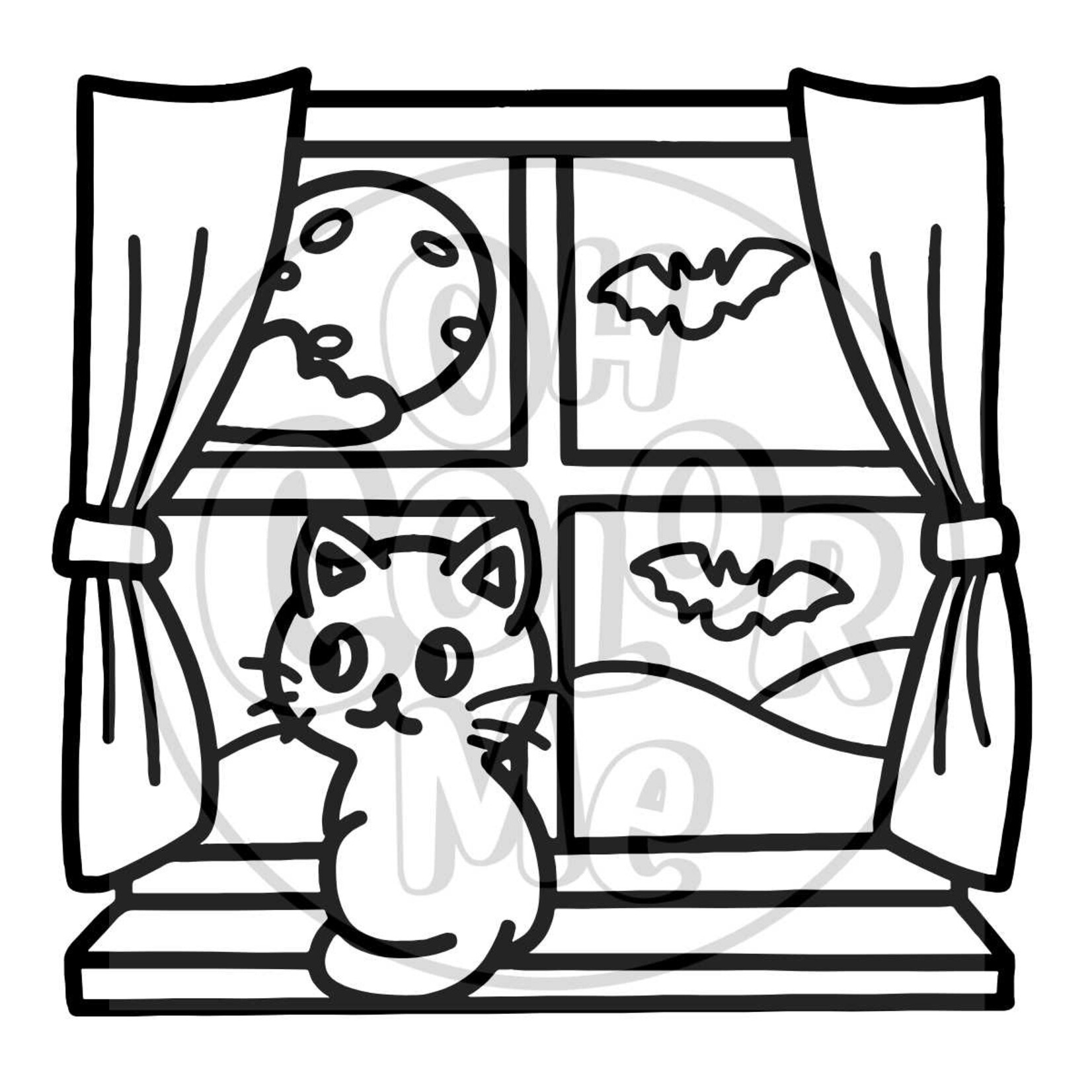 Oh color me Mini livres de coloriage - Doux frissons-Spooky & Cozy