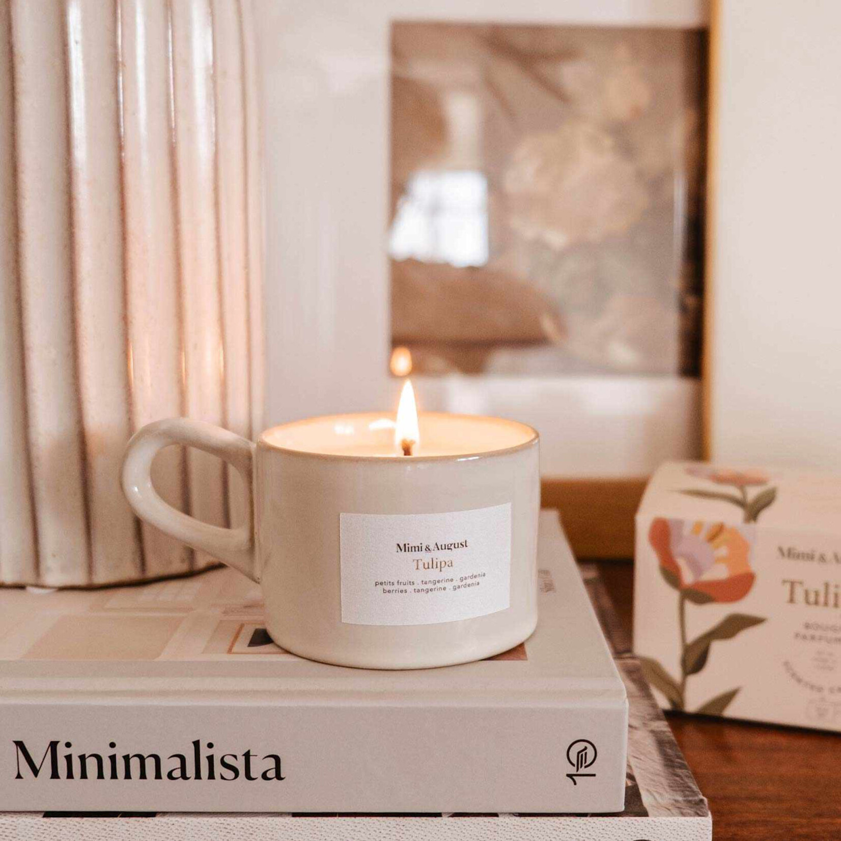 Mimi and August Tulipa  - Bougie réutilisable 5.5oz