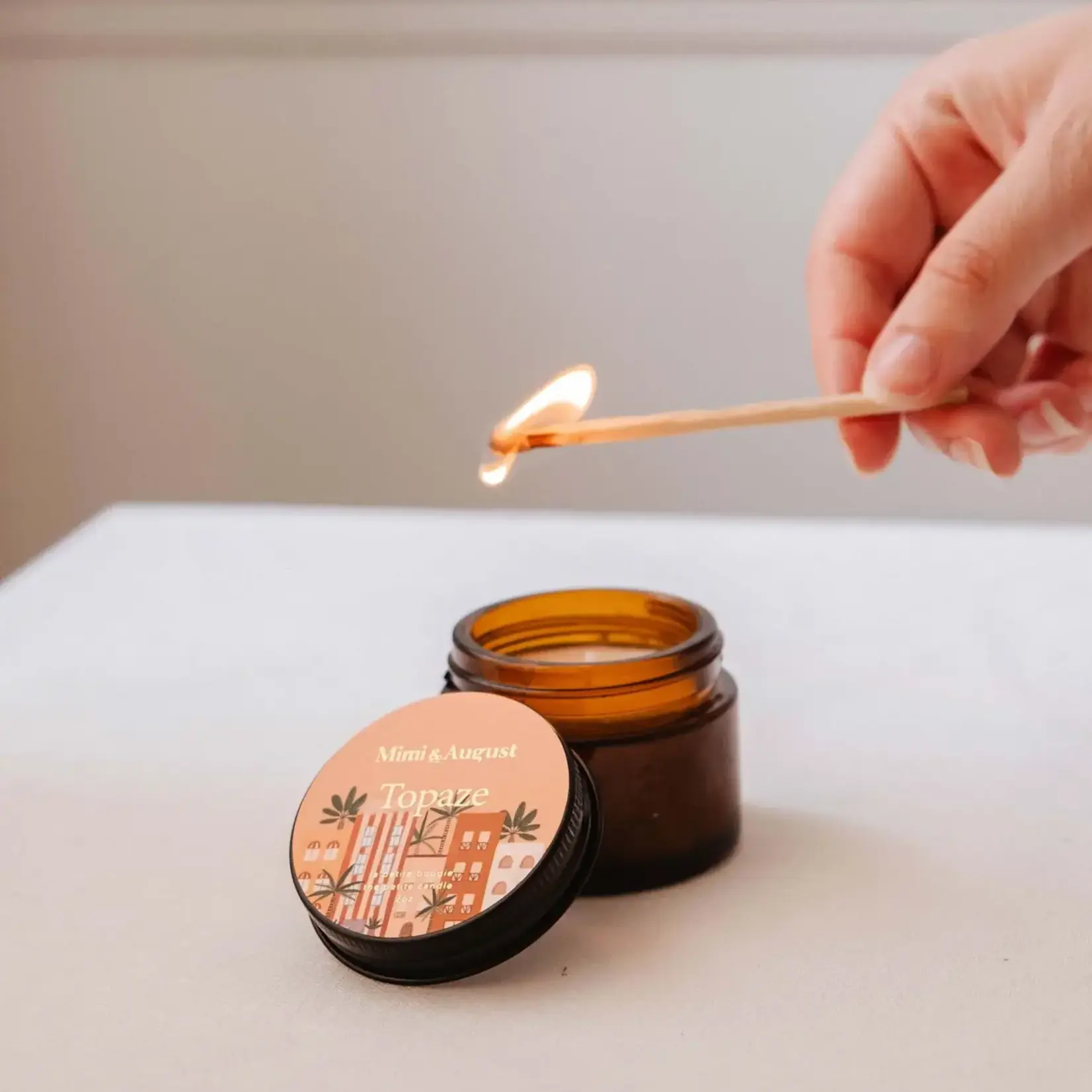 Mimi and August Topaze - Bougie réutilisable - 2 oz