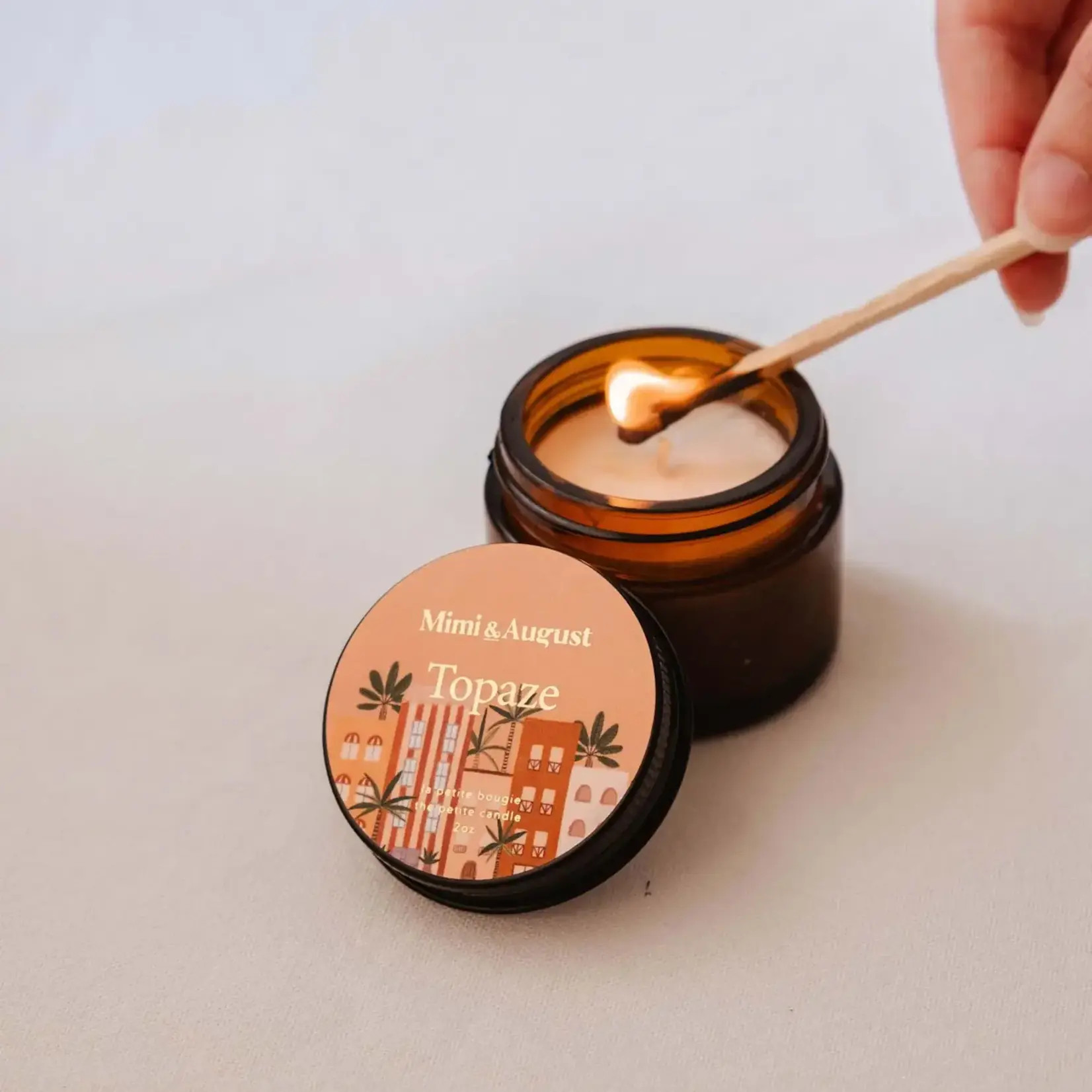 Mimi and August Topaze - Bougie réutilisable - 2 oz