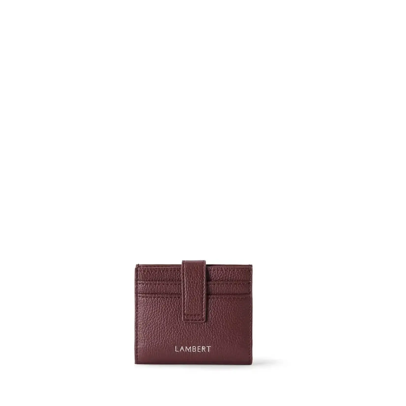 Lambert Le Jennie - Porte-cartes en cuir vegan - Cassis