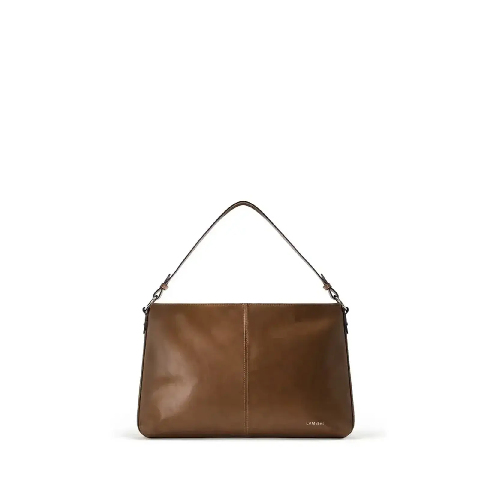 Lambert Le Gianna - Sac à main 2-en-1 en cuir vegan - Noisette