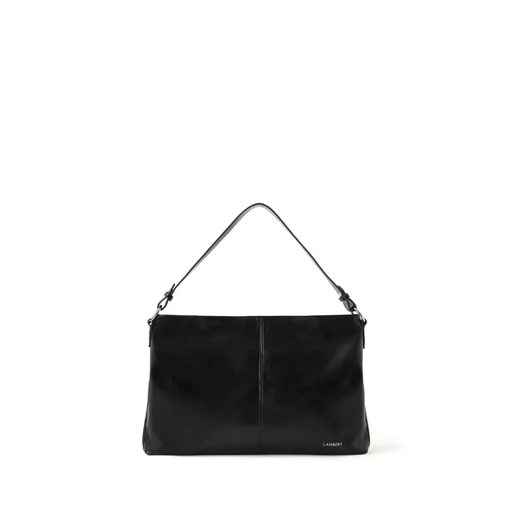 Lambert Le Gianna - Sac à main 2-en-1 en cuir vegan - Noir