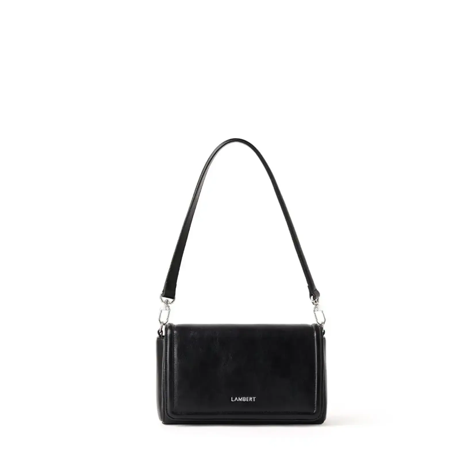 Lambert Le Alyssa - Sac à main 2-en-1 en cuir vegan - Noir