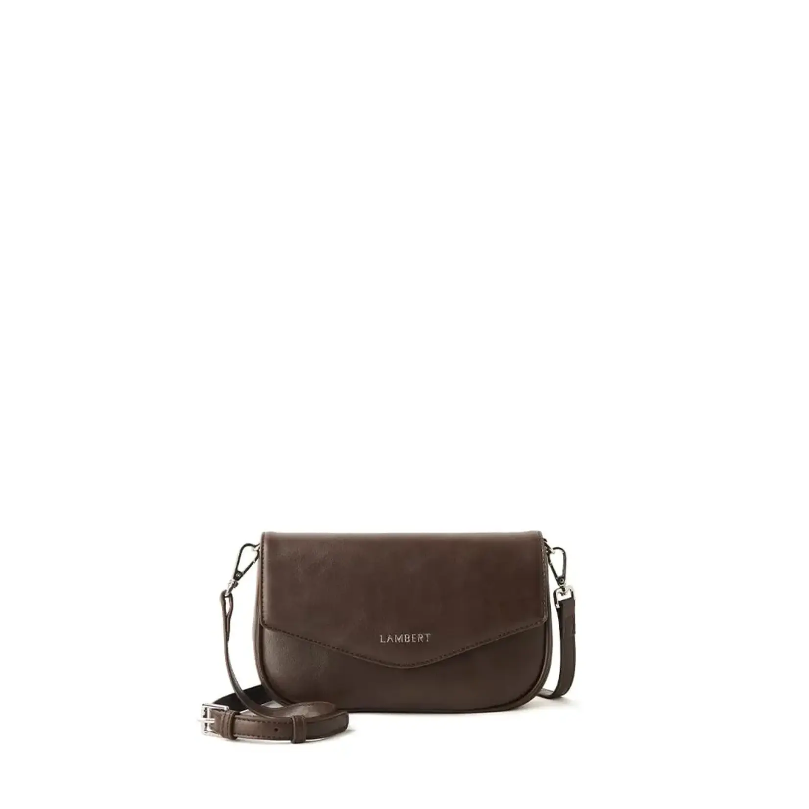 Lambert Le Gabby - Sac à main 2-en-1 en cuir vegan - Espresso