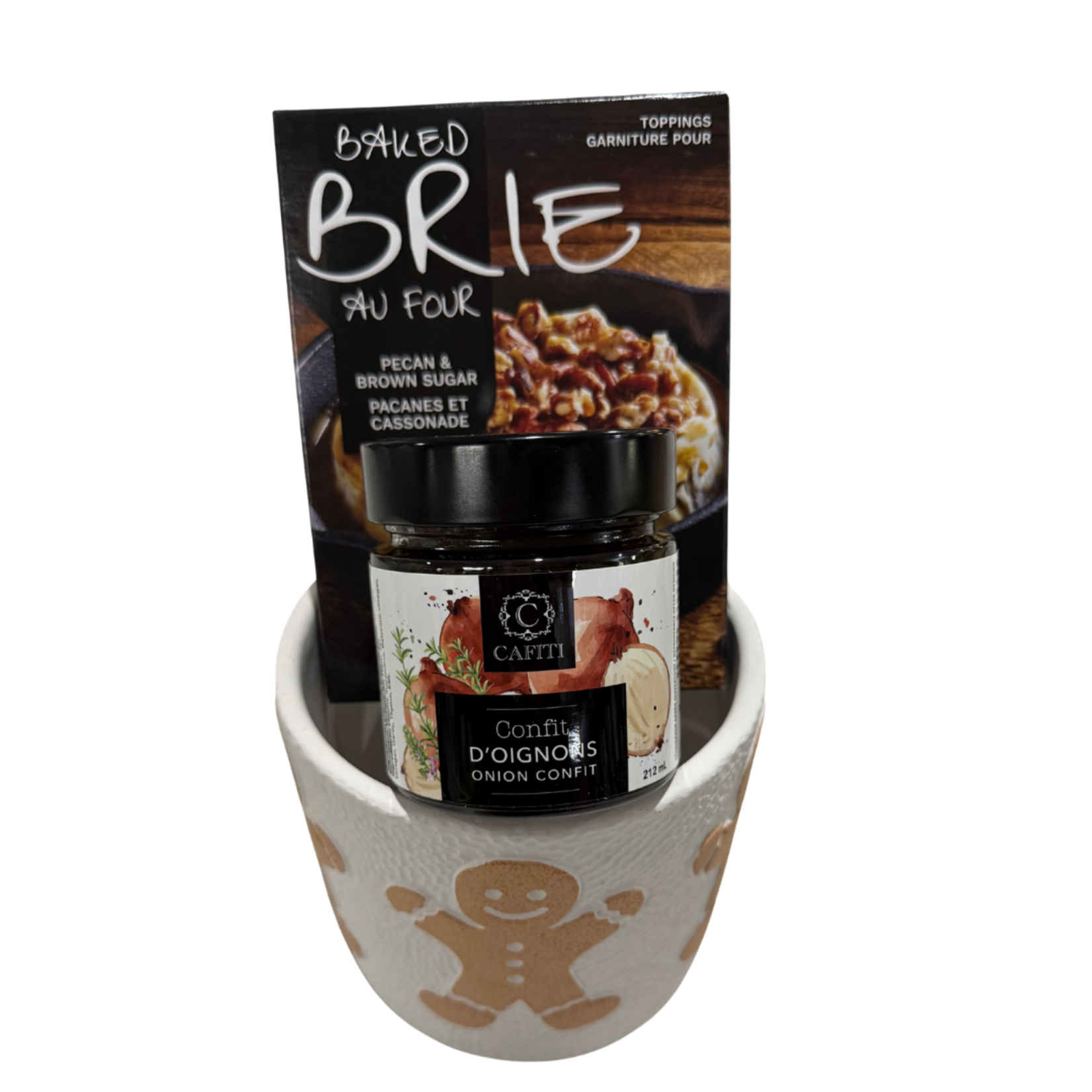 (SW) L'effet bulles Ensemble cadeau (sw) - Bonhomme pain d'épices brie