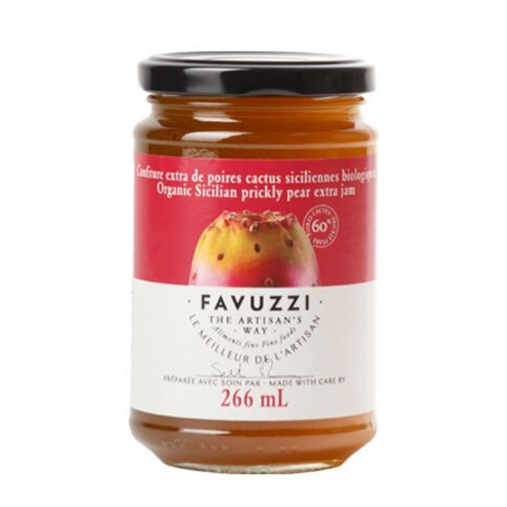 Favuzzi Confiture extra de poires cactus siciliennes