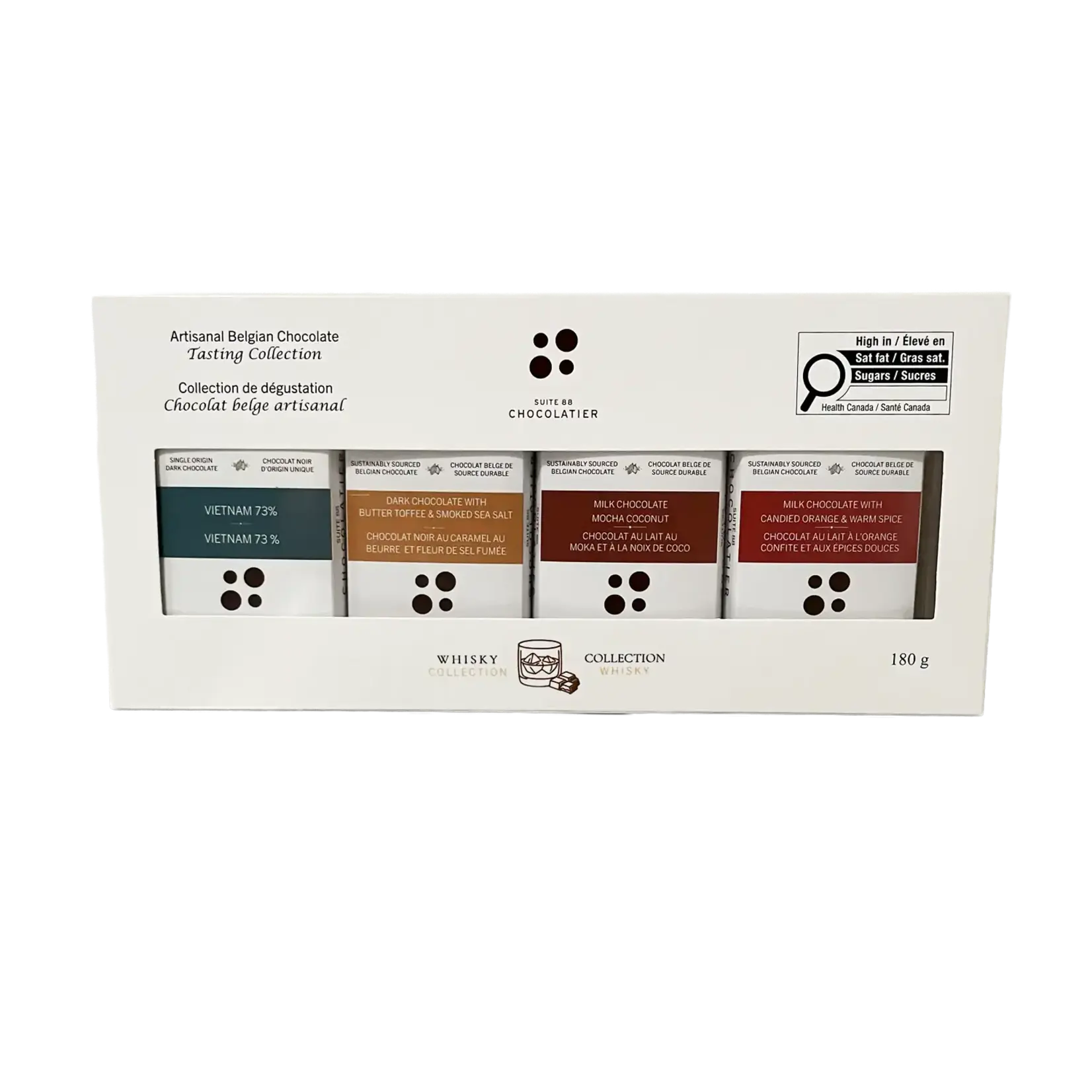 Suite 88 Chocolatier Collection de dégustation - Chocolats et whisky