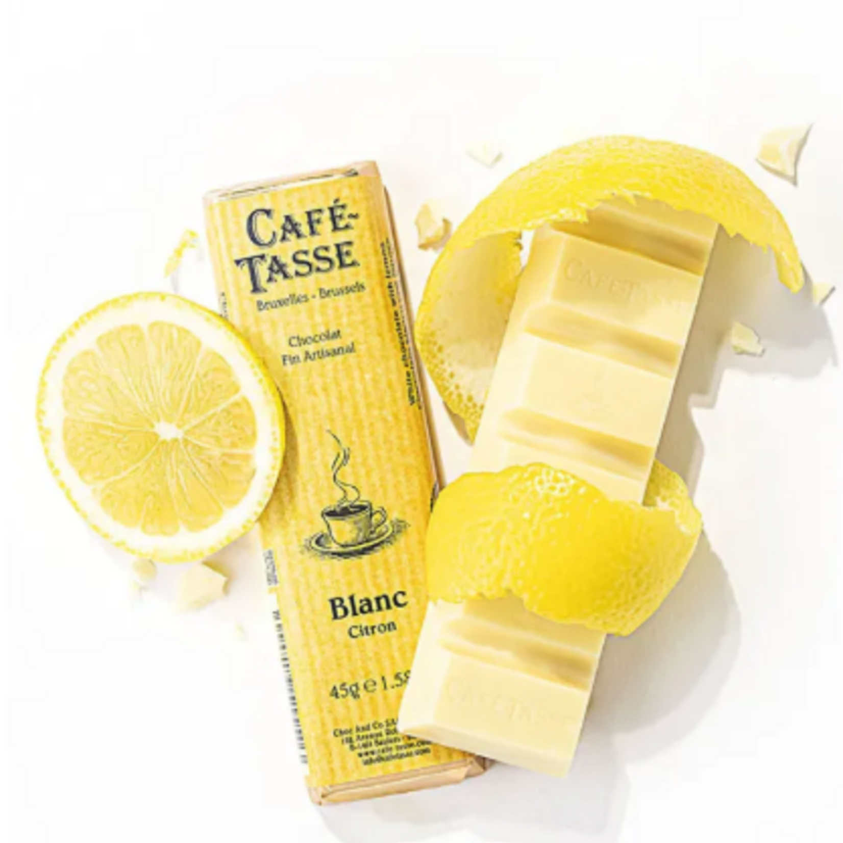 Dovetale Chocolat - Café-tasse -  Blanc avec citron