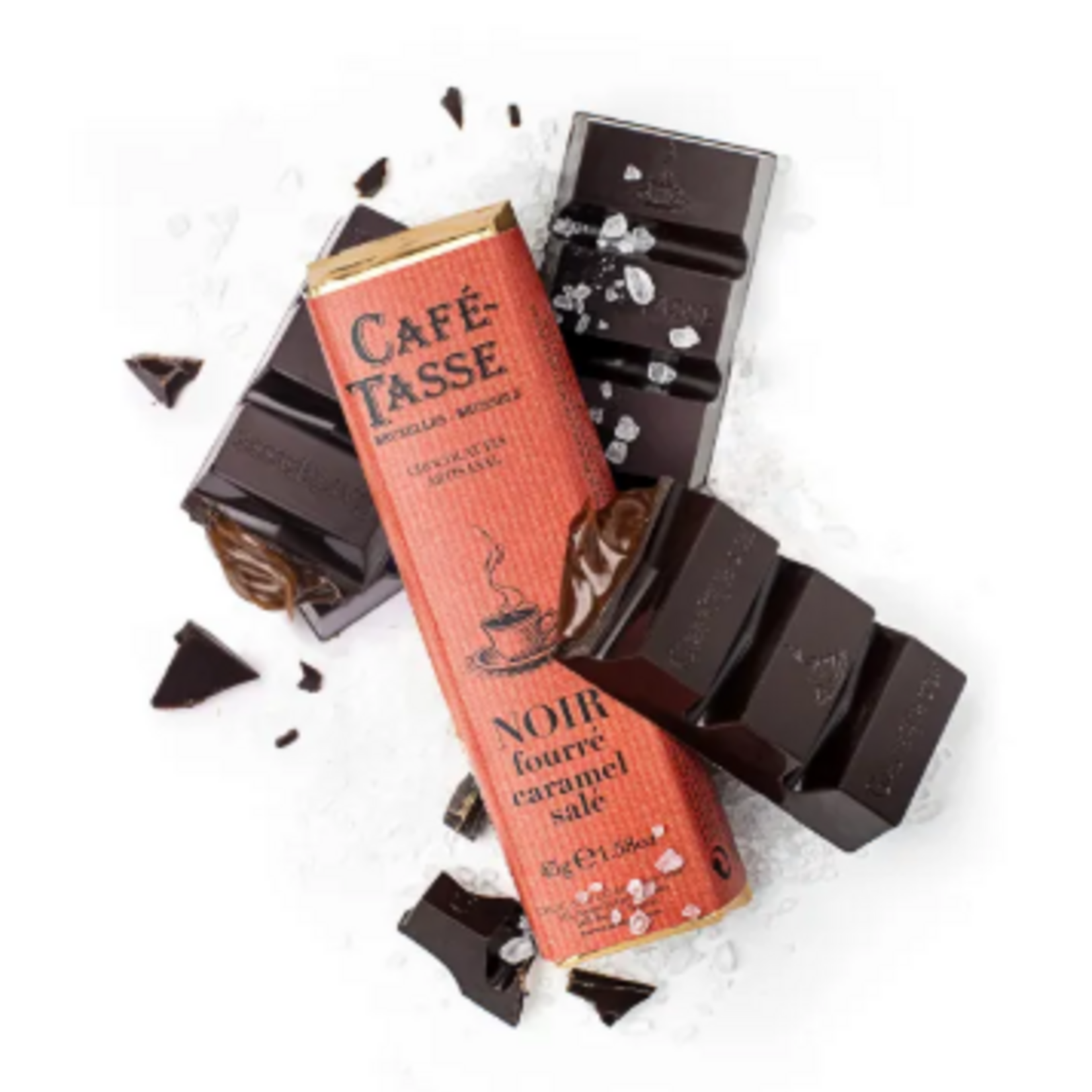 Dovetale Chocolat - Café-tasse -Noir avec caramel salé