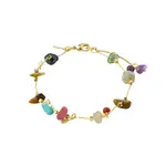 Pilgrim Bracelet Here - Plaqué or/multi