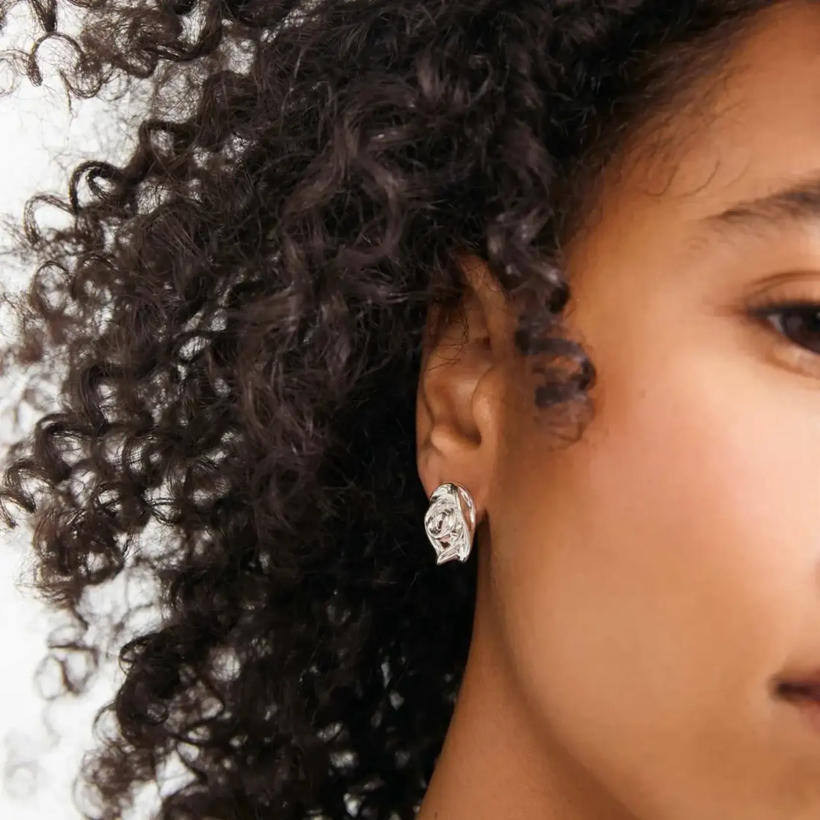 Pilgrim Boucles d'oreilles Inner plaqué argent