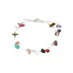 Pilgrim Bracelet Here-  Plaqué argent/multi