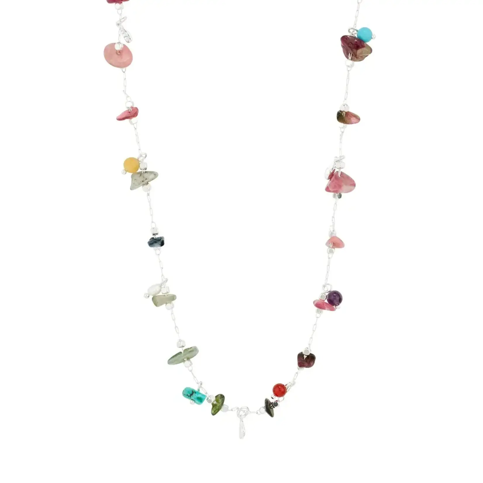 Pilgrim Collier Here pierre semi-précieuse-  plaqué argent multi
