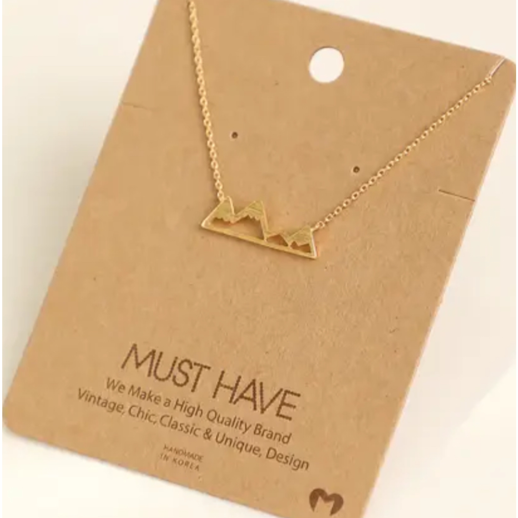 Fame Accessories Fame Mountain Range Necklace