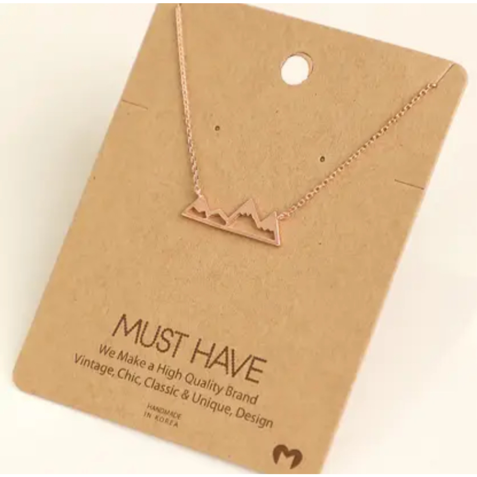 Fame Accessories Fame Mountain Range Necklace