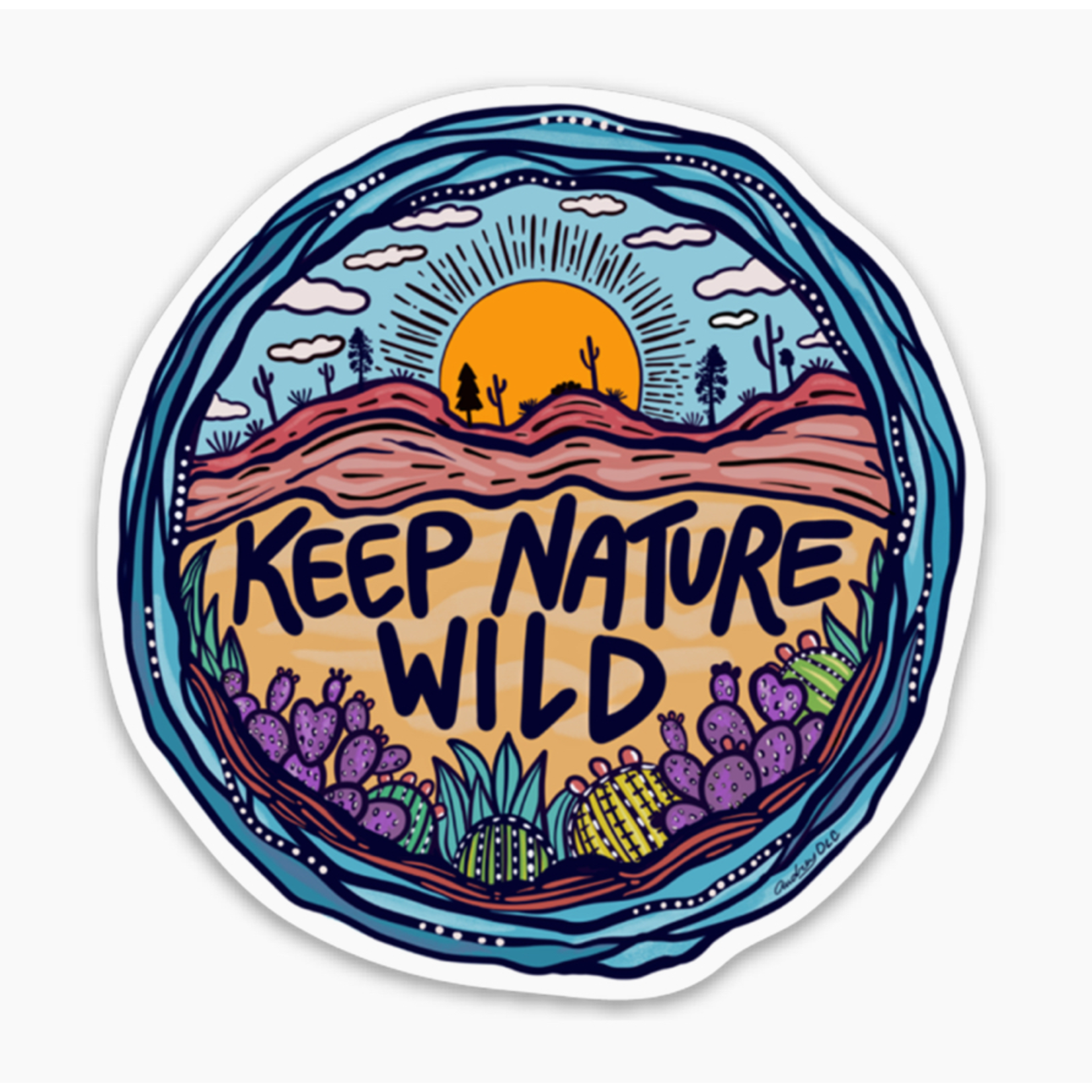 Keep Nature Wild Keep Nature Wild Wild Earth Sticker