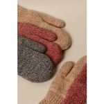 Fashion City Fashion City Winter Marled Knit Mittens With Cozy Lining