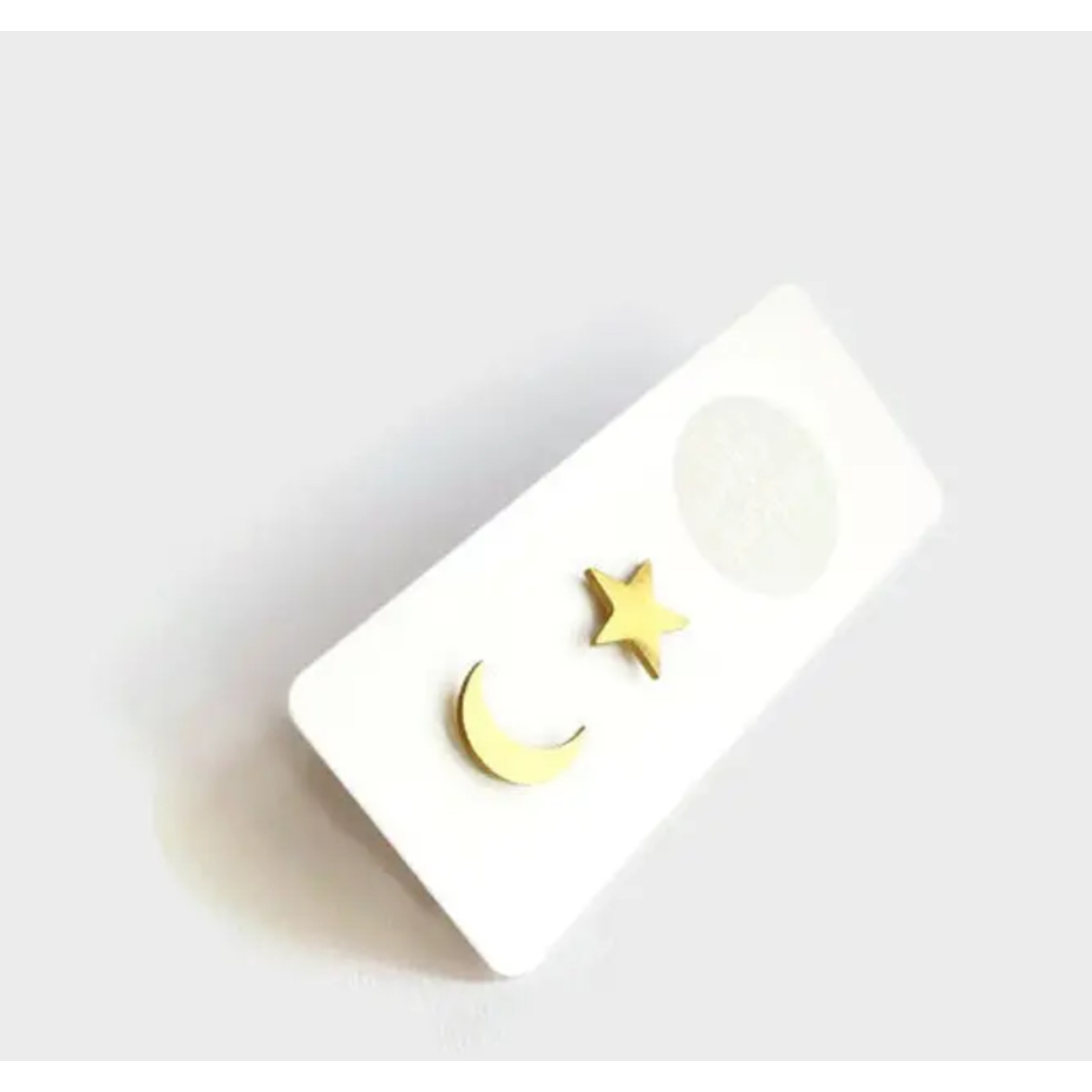 Wild Juniper Wild Juniper Gold Studs Moon & Star