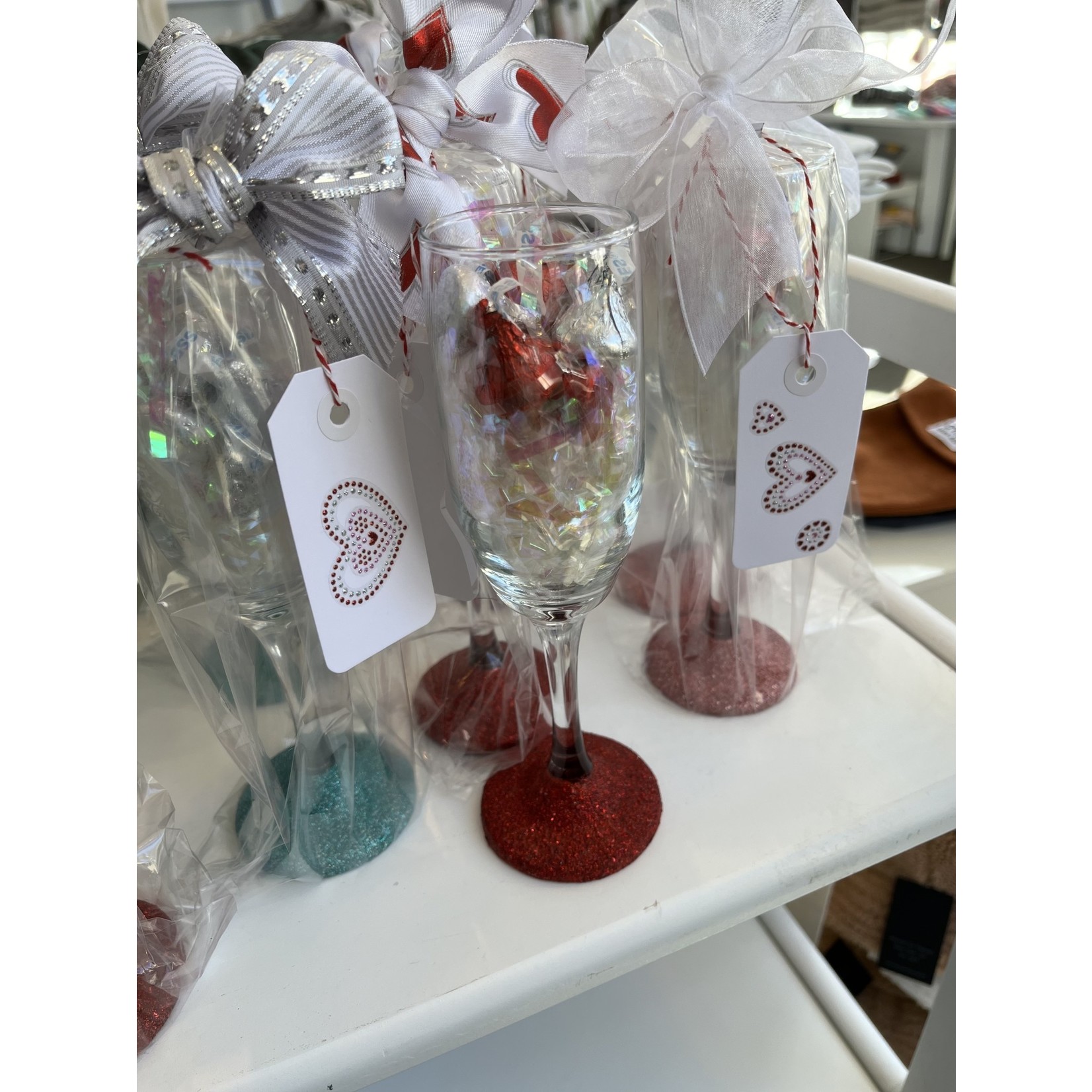Winfield Creations Festive Champagne Class W/ Chocolate Candy