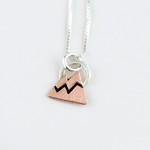 Allison Kelley Tiny MNT Cutout Necklace