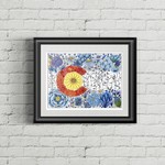 Ollie Lou Designs Ollie Lou State Flag Print