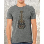 Black Lantern Black Lantern Mountain Guitar Graphic T-Shirt