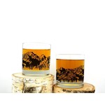 Black Lantern Black Lantern Mountain Range Whiskey Glass